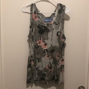 Floral sleeveless top